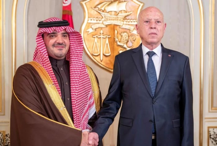Tunisia President Meets Saudi Interior Minister