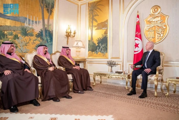 Tunisian President Meets Saudi Interior Minister 