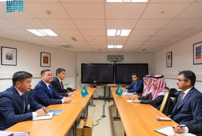 Saudi Foreign Minister Meets Kazakh Counterpart