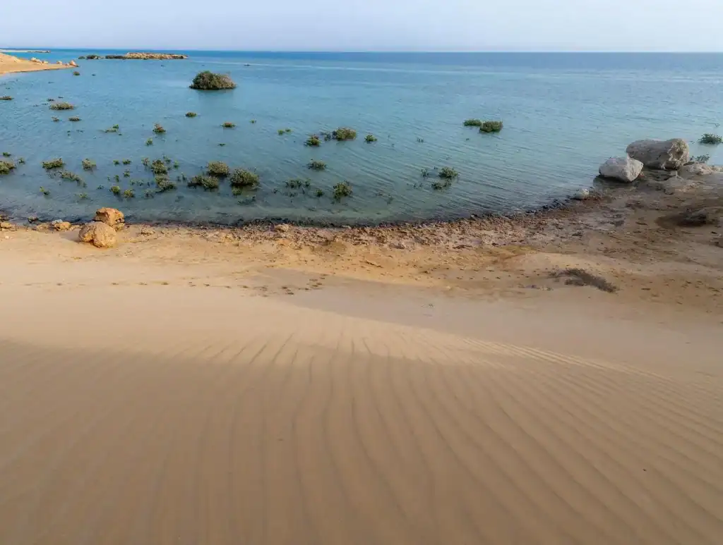 Explore Al-Masdoud Beach: Saudi Untouched Beauty Where Desert Meets Sea