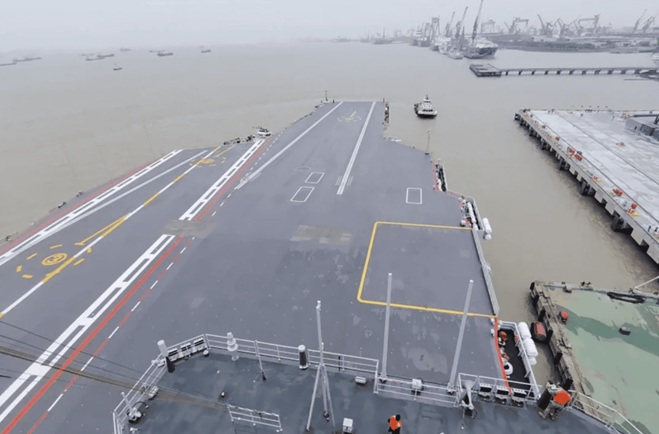 Strategic Competition: China’s Fujian Aircraft Carrier Begins Sea Trials