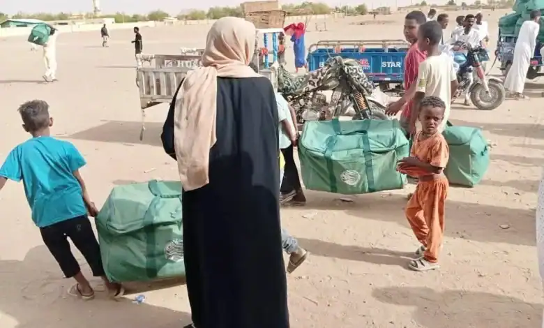 KSrelief Proceeds Humanitarian Aids to Displaced People in Sudan