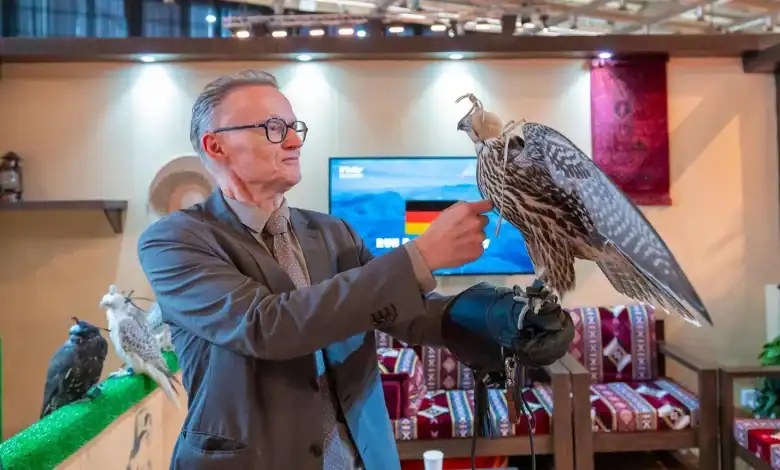 German Ambassador to KSA Visits International Falcon Breeders Auction in Riyadh