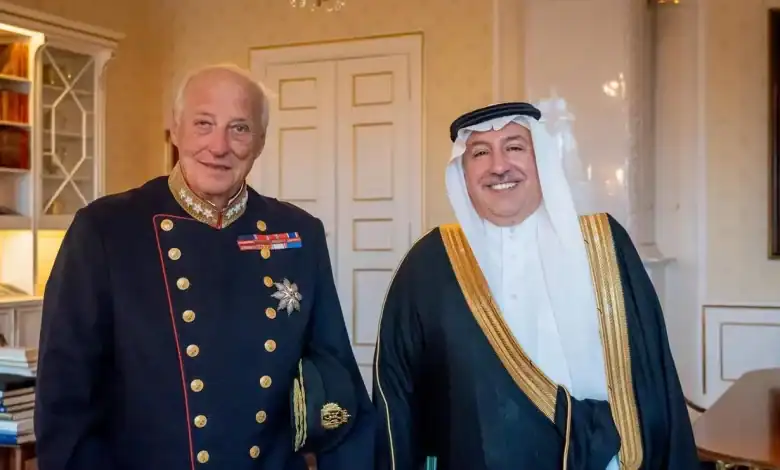 Saudi Ambassador to Norway Presents Credentials to King Harald V