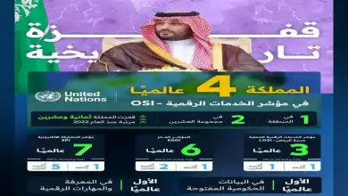 United Nations: Saudi Arabia Ranks 4th Globally in Digital Services, Leading Region