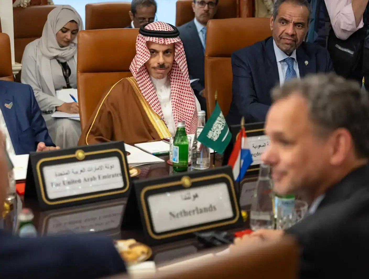 Saudi Foreign Minister Participates in GCC-Benelux Meeting