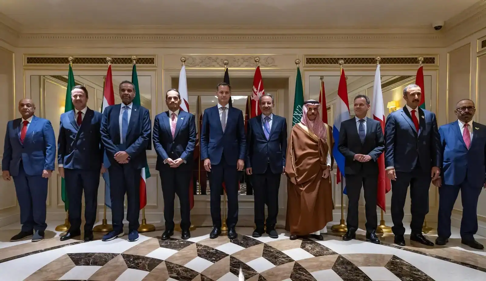 Saudi Foreign Minister Participates in GCC-Benelux Meeting