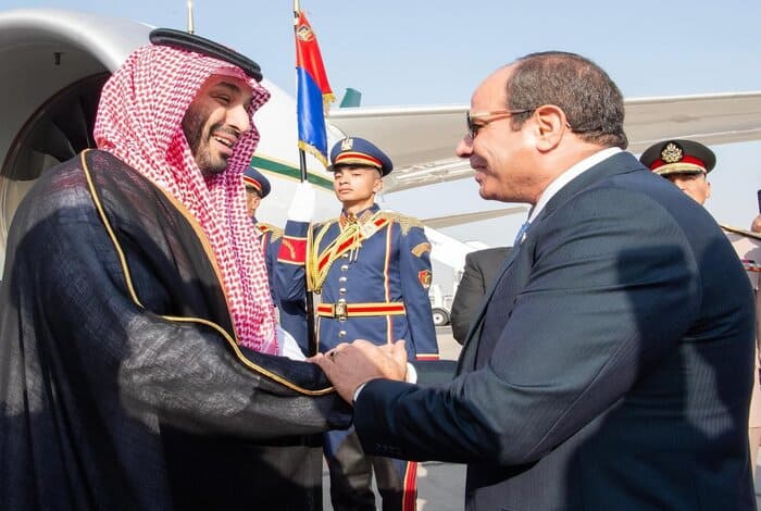 Saudi Crown Prince Sends Telegram of Thanks to President of Egypt Following his Departure from Cairo