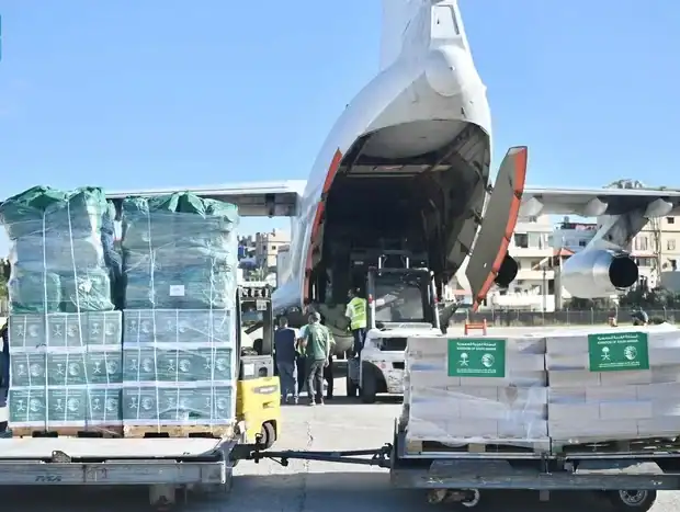 14th Saudi Relief Plane Arrives in Beirut