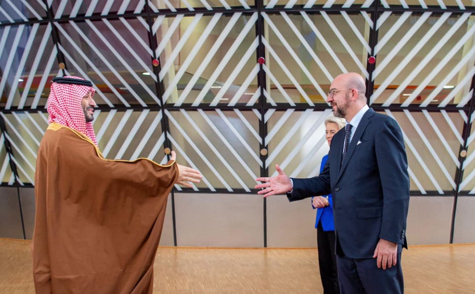Saudi Crown Prince Attends GCC-EU Summit in Brussels