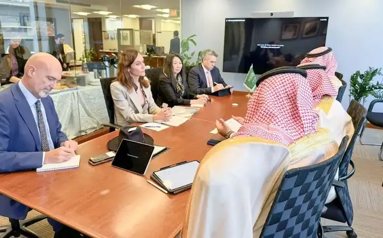 Al-Ibrahim Meets World Bank Independent Evaluation Group Head