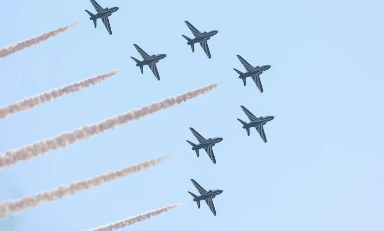 Saudi Falcons Captivate Audience at Bahrain International Airshow