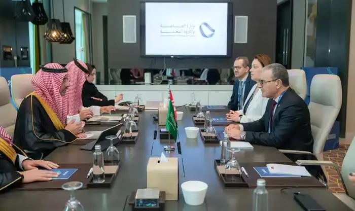 Al-Khorayef Discusses Boosting Industrial, Mining Cooperation with Tunisia, Tajikistan