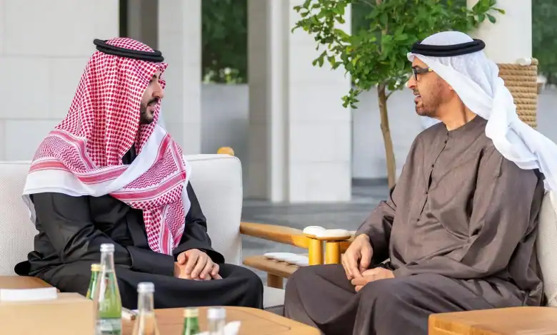 Saudi Defense Minister Meets UAE President in Abu Dhabi
