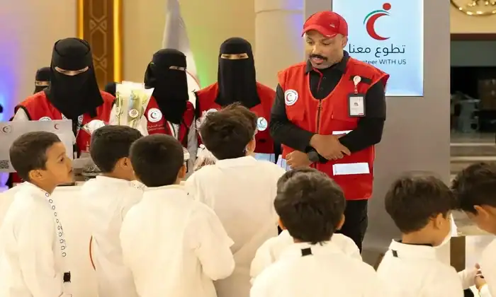 Qassim Red Crescent Wraps Up Participation in Saudi Volunteer Day 2024 Forum