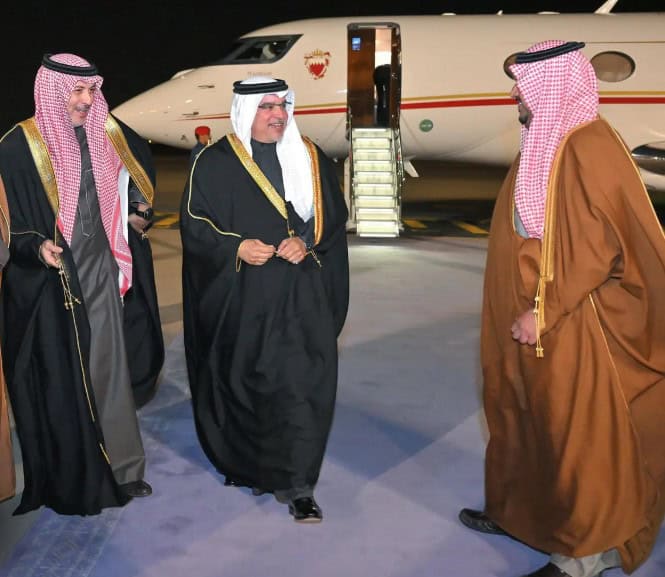 King of Bahrain Visits Saudi Arabia
