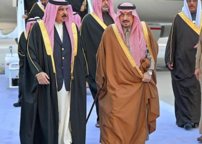 King of Bahrain Visits Saudi Arabia