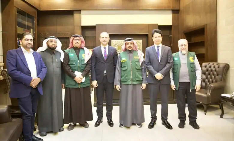 Syrian Health Minister Holds Meeting with KSrelief Team