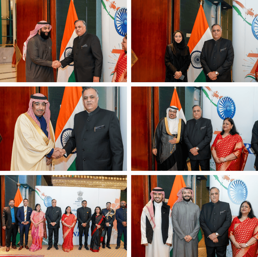 Indian Embassy in Riyadh Celebrates 76th Republic Day with Saudi Participation