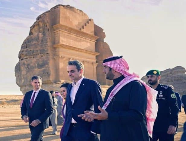 Greek Prime Minister visits AlUla as part of Saudi Arabia trip