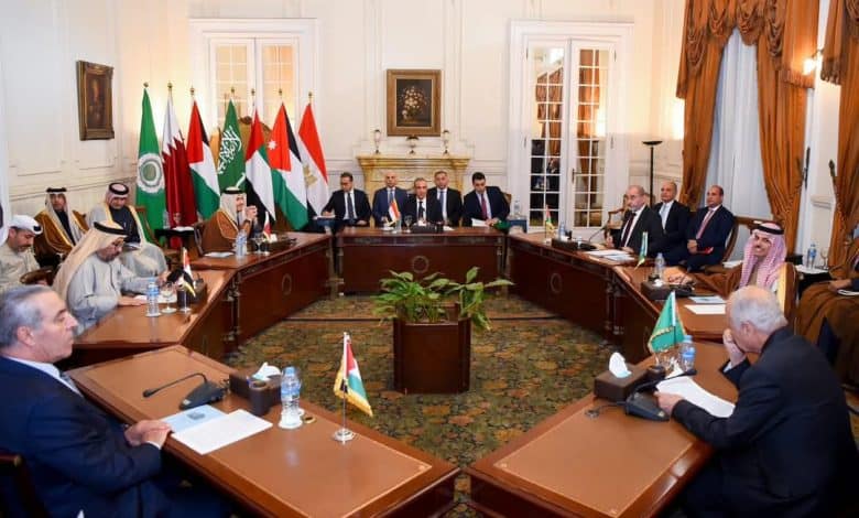 Arab Six-Party Meeting Strongly Rejects Displacement, Transfer Palestinians from Lands