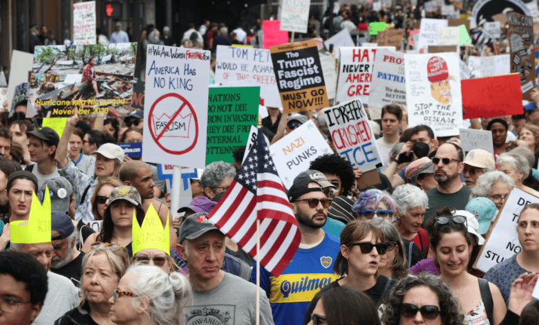 Gaza War, Deportations Spark Anti-Trump Protests in US