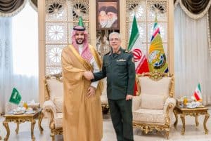 Saudi Defense Minister Meets Iran's Supreme Leader in Tehran