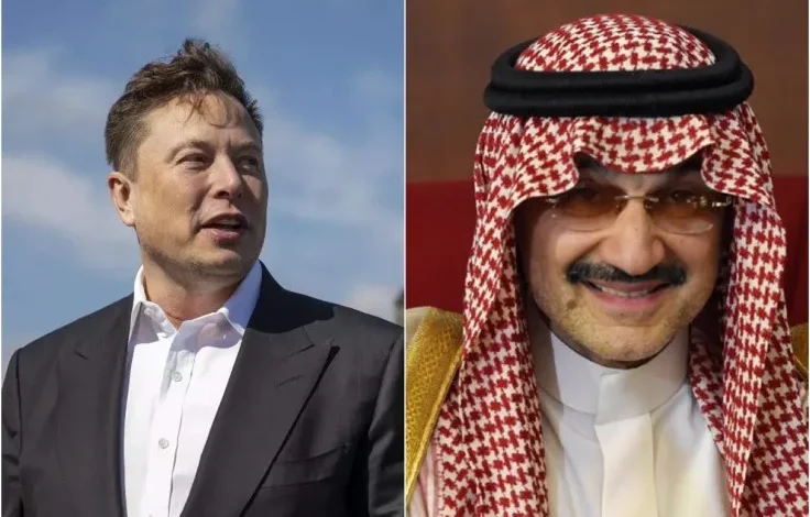 Saudi Billionaire Alwaleed bin Talal & Elon Musk