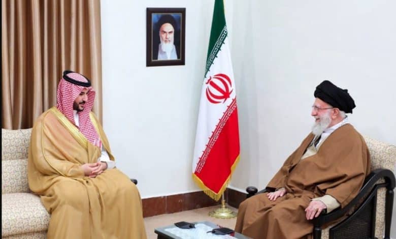 Saudi Defense Minister Meets Iran's Supreme Leader in Tehran