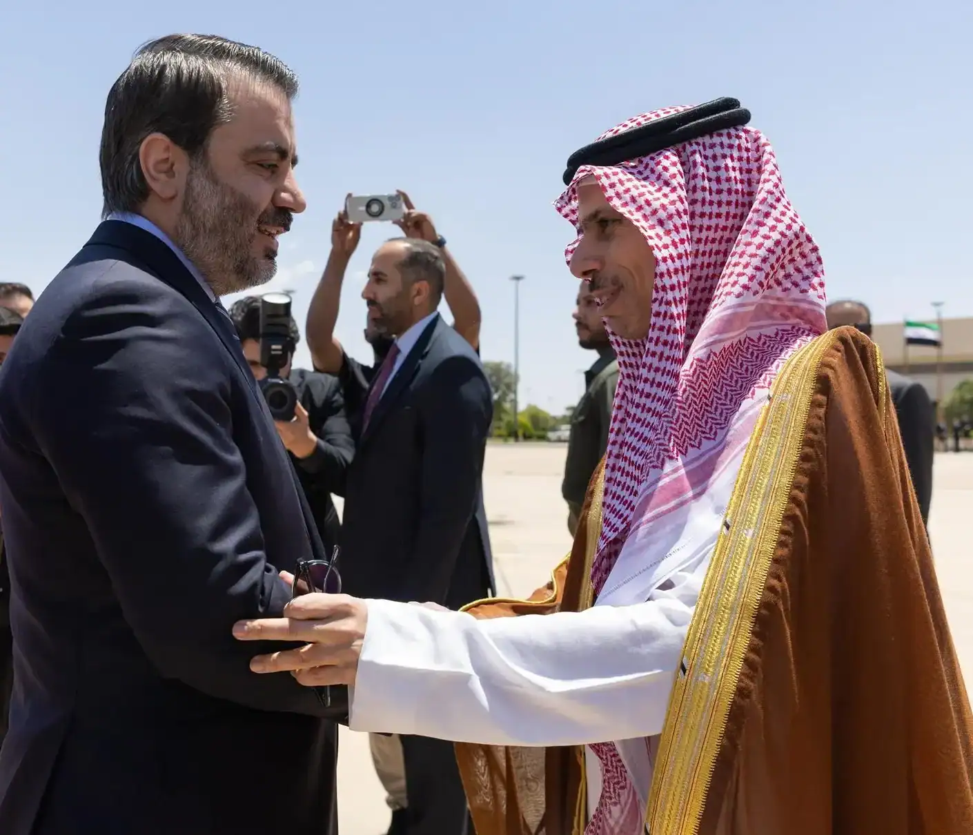 Official Visit: Saudi FM Arrives in Damascus