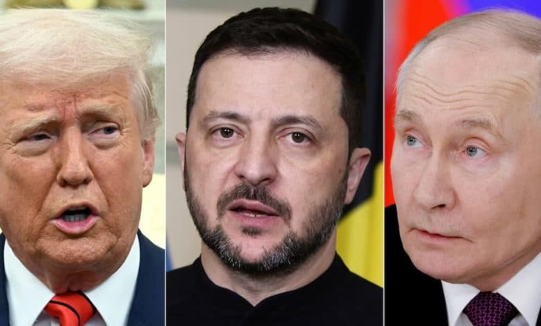 Trump, Putin & Zelensky