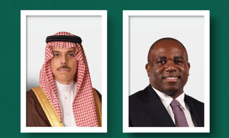 Saudi Foreign Min., UK Counterpart Discuss Latest Developments
