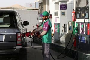 Saudi fuel station