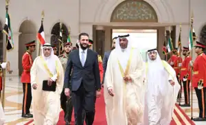 Official Visit: Syria’s Al-Sharaa Meets Kuwaiti Emir