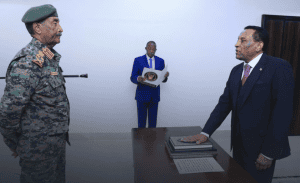 Drones Fly over Port Sudan as New PM Takes Oath