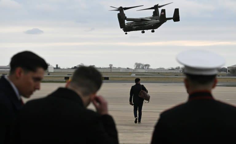 US Osprey military aircraft