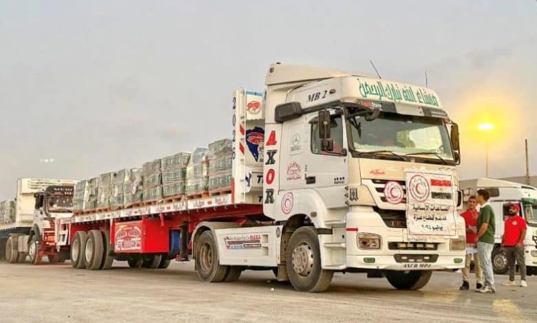 Saudi Arabia Expands Gaza Relief Effort with 7 New Aid Trucks