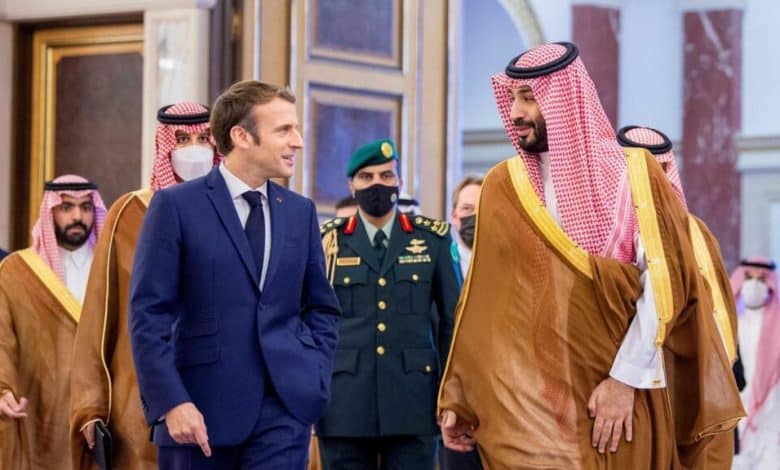 Saudi Crown Prince, France's Macron Discuss Preparations for Two-State Solution Conf.