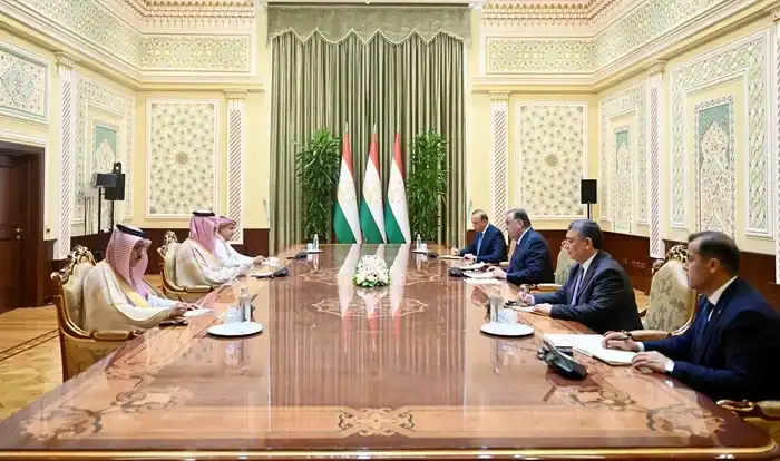 Tajik President Meets with CEO of Saudi Fund for Development