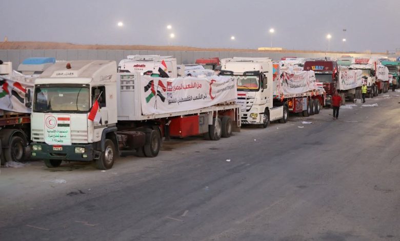 Aid Trucks Start Entering Gaza from Egypt Amid Humanitarian Catastrophe