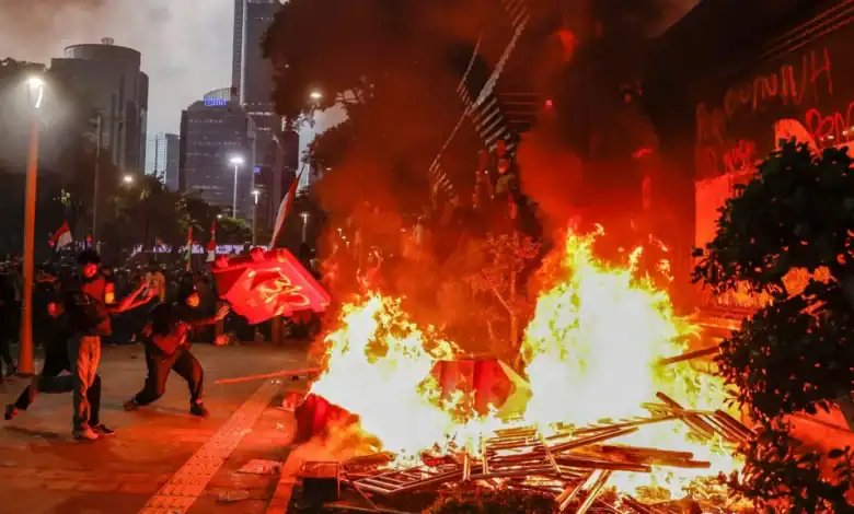 protests in Indonesia