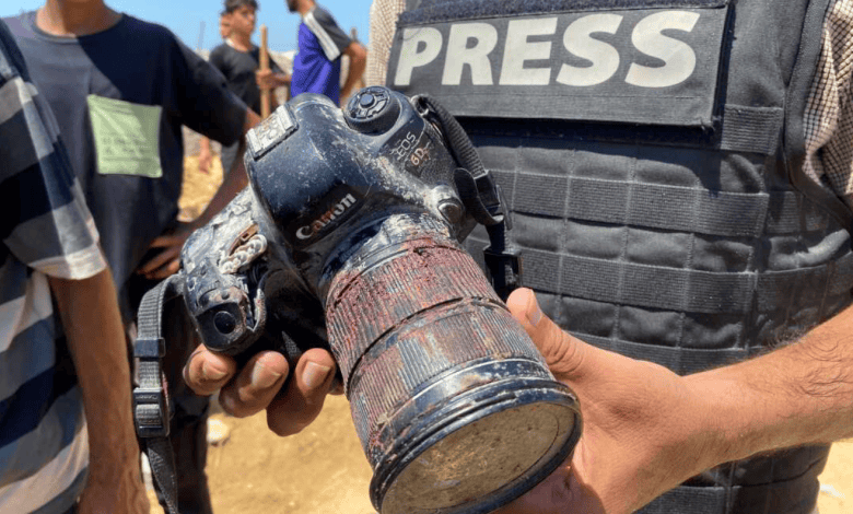 Israel Kills 5 Journalists in Strikes on Gaza Hospital, Sparking Global Condemnation