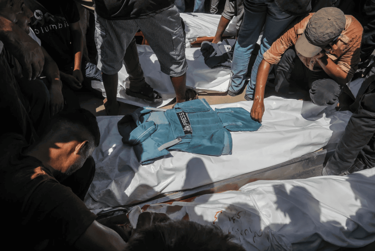 Israel Kills 5 Journalists in Strikes on Gaza Hospital, Sparking Global Condemnation