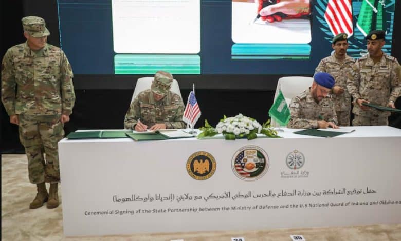 Saudi Arabia, US Foster Military Ties by Signing State Partnership Program