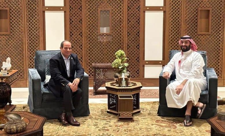 Egypt's Sisi and Saudi Crown Prince Mohammed Bin Salman