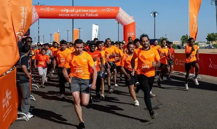 Strong Community Participation in Tabuk Sports Event Promotes Healthy Living