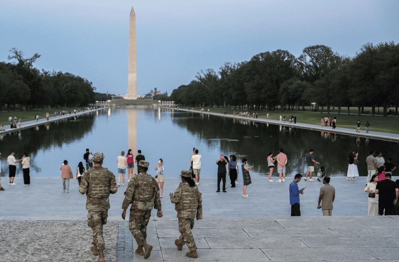 3 States Send National Guard Troops to Washington amid Protests over Trump’s DC Crackdown