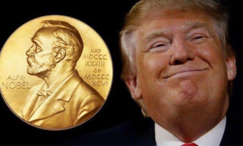 US President Donald Trump is actively seeking the Nobel Peace Prize