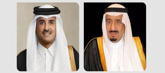 Qatari Leaders Extend Congratulations to Saudi King on National Day