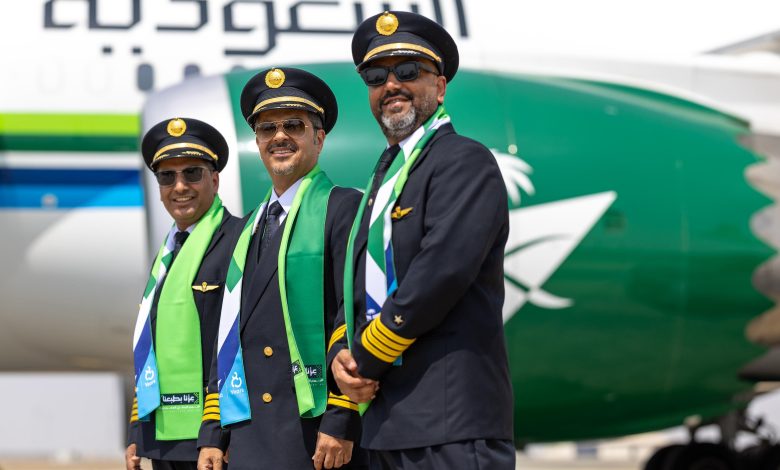 Saudia Group Dazzles Skies with Aerial Shows in National Day